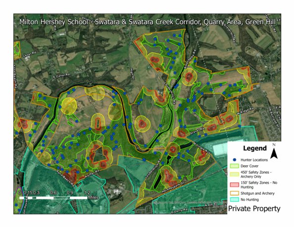 Milton Hershey School Swatara, Quarry Area, Green Hill Map by ...