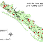 iSportsman Tyndall AFB Deer Hunt Stands digital map