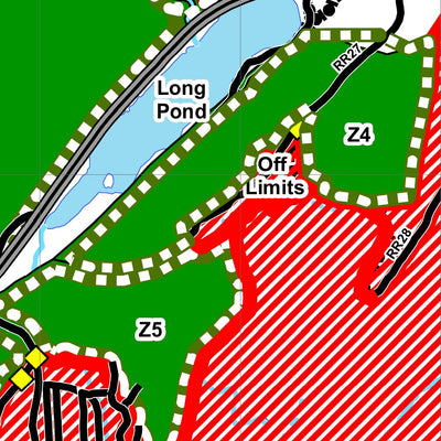 West Point Deer Hunting Map with Antler Point Restrictions Preview 2