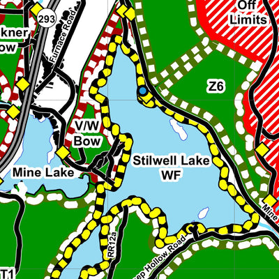 West Point Deer Hunting Map with Antler Point Restrictions Preview 3