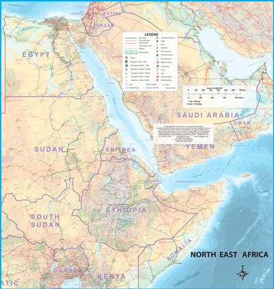 ITMB Publishing Ltd. Africa Northeast - ITMB digital map