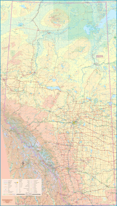 ITMB Publishing Ltd. Alberta 1 : 1,000,000 - ITMB digital map
