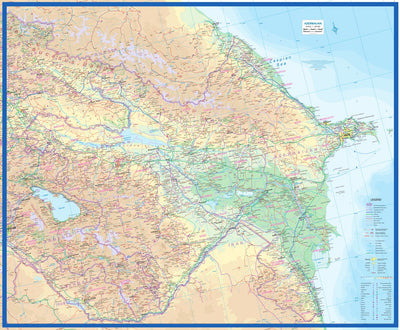 Azerbaijan (Caucasus) 1 : 450,000 - ITMB Preview 1