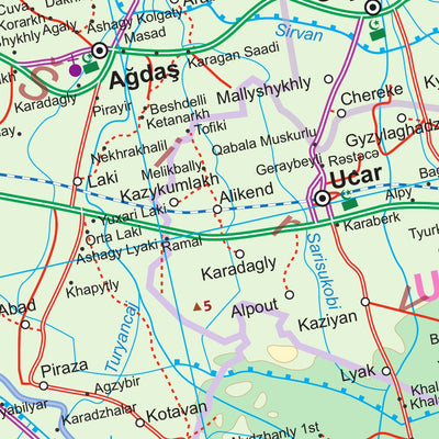 Azerbaijan (Caucasus) 1 : 450,000 - ITMB Preview 2