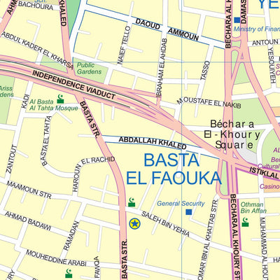 ITMB Publishing Ltd. Beirut 1:8,300 - ITMB digital map