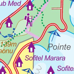Bora Bora (Tahiti) 1:100,000 - ITMB Preview 3
