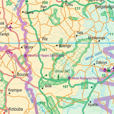 ITMB Publishing Ltd. Burkina Faso 1:4,800,000 (ITMB) digital map