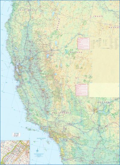 ITMB Publishing Ltd. California 1:850,000 - ITMB digital map