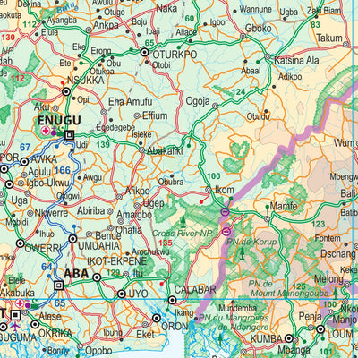 ITMB Publishing Ltd. Cameroon 1:4,800,000 (ITMB) digital map