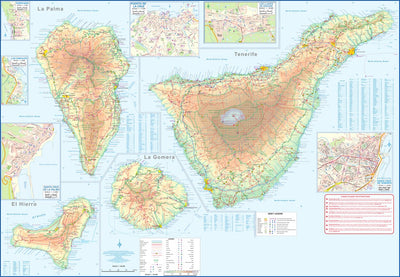 Canary Islands (Tenerife, La Palma and La Gomera) 1:130,000 - ITMB Preview 1