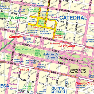 ITMB Publishing Ltd. Caracas 1:12,500 - ITMB digital map