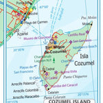 ITMB Publishing Ltd. Cozumel Island 1:1,000,000 - ITMB digital map