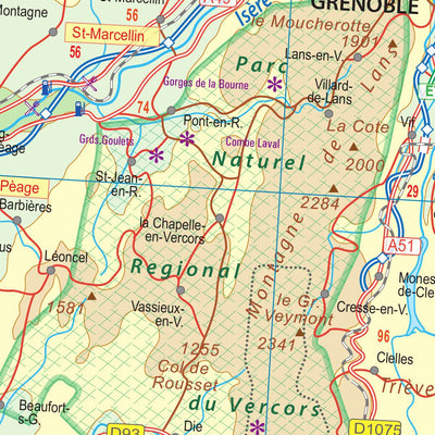 ITMB Publishing Ltd. France South East Rail & Bike 1:600,000 (ITMB) digital map