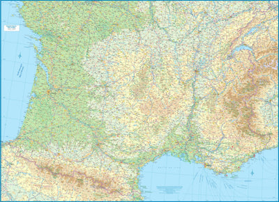 ITMB Publishing Ltd. France South Rail & Bike 1:600,000 (ITMB) digital map
