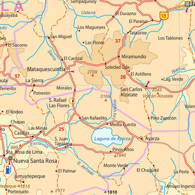 ITMB Publishing Ltd. Guatemala South 1 : 460,000 - ITMB digital map