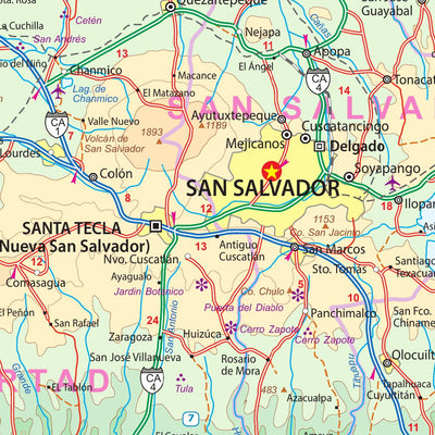 ITMB Publishing Ltd. Guatemala South 1 : 460,000 - ITMB digital map