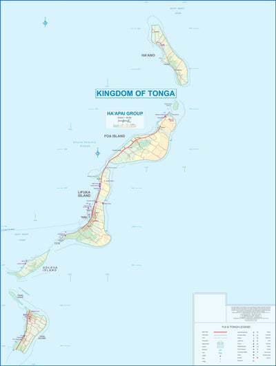 Ha'apai Island group (Tonga) 1:50,000 - ITMB Preview 1