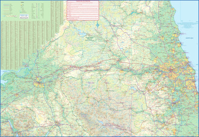 ITMB Publishing Ltd. Hadrian's Wall 1:130,000 - ITMB digital map