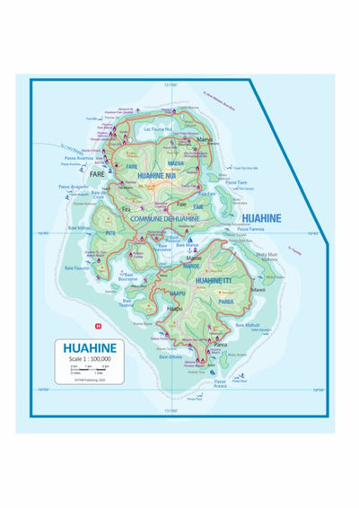 Huahine (Tahiti) 1:100,000 - ITMB Preview 1