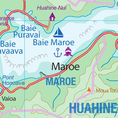 Huahine (Tahiti) 1:100,000 - ITMB Preview 2