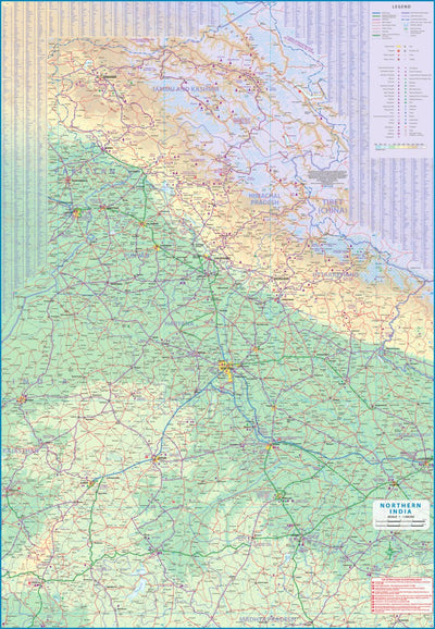 ITMB Publishing Ltd. India North 1:1.3M - ITMB digital map