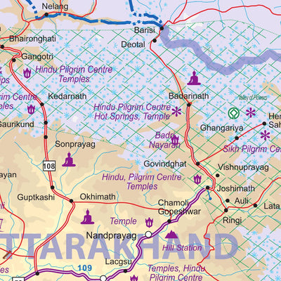ITMB Publishing Ltd. India North 1:1.3M - ITMB digital map