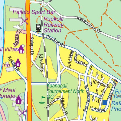 ITMB Publishing Ltd. Kapalua & Lahaina 1:40,000 - ITMB digital map