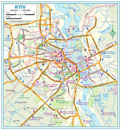 ITMB Publishing Ltd. Kyiv 1:200,000 - ITMB digital map