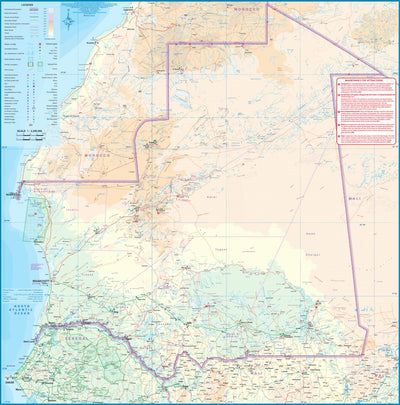 ITMB Publishing Ltd. Mauritania 1 : 2,200,000 - ITMB digital map