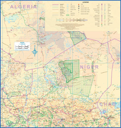 ITMB Publishing Ltd. Niger 1:4,800,000 (ITMB) digital map