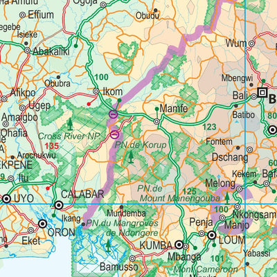 ITMB Publishing Ltd. Nigeria 1:4,800,000 (ITMB) digital map