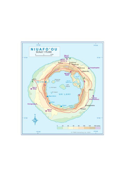 Niuafo'ou Island (Tonga) 1:75,000 - ITMB Preview 1