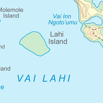 Niuafo'ou Island (Tonga) 1:75,000 - ITMB Preview 2