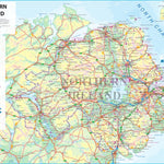 ITMB Publishing Ltd. Northern Ireland, UK 1:700,000 - ITMB digital map