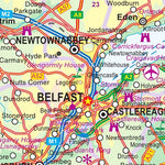 ITMB Publishing Ltd. Northern Ireland, UK 1:700,000 - ITMB digital map