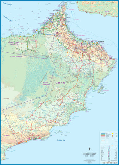 ITMB Publishing Ltd. Oman 1:1,400,000 - ITMB digital map