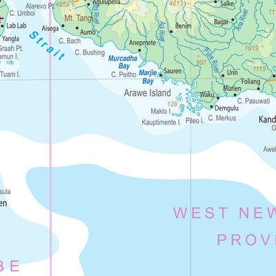 ITMB Publishing Ltd. Papua New Guinea 1: 2,000,000 - ITMB digital map