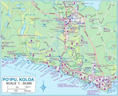 ITMB Publishing Ltd. Po'ipu & Koloa 1:39,000 - ITMB digital map