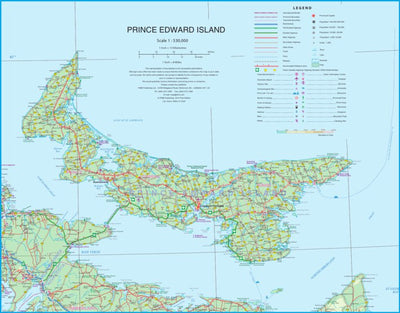 ITMB Publishing Ltd. Prince Edward Island - ITMB digital map
