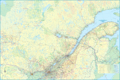 ITMB Publishing Ltd. Quebec South 1:850,000 - ITMB digital map