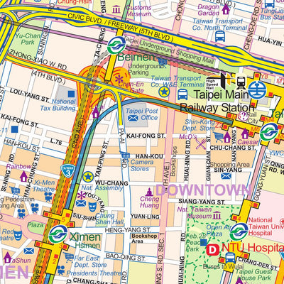 ITMB Publishing Ltd. Taipei 1:16,000 - ITMB digital map