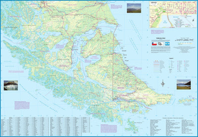 ITMB Publishing Ltd. Tierra Del Fuego 1:750,000 - ITMB digital map