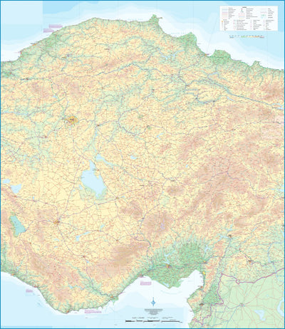ITMB Publishing Ltd. Turkey Central 1:550,000 - ITMB digital map