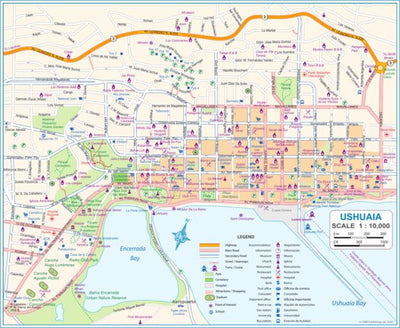 ITMB Publishing Ltd. Ushuaia, Argentina 1:10,000 - ITMB digital map