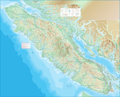 ITMB Publishing Ltd. Vancouver Island, BC 1: 270,000 - ITMB digital map
