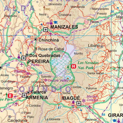 Western Colombia 1:1,300,000 - ITMB Preview 3