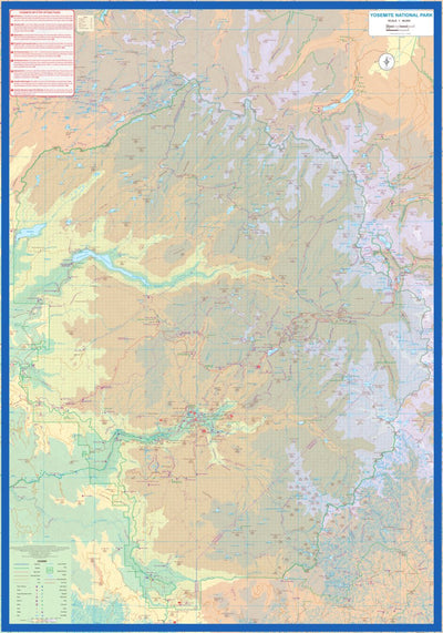 ITMB Publishing Ltd. Yosemite National Park 1:90,000 (ITMB) digital map
