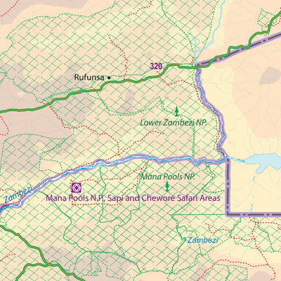 ITMB Publishing Ltd. Zambia 1:3,400,000 - ITMB digital map