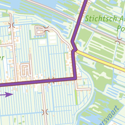 iTRovator Skeelertour - Rivierentocht langs Angstel, Vecht en Gein (39,5 km) - Gooi & Vecht region digital map