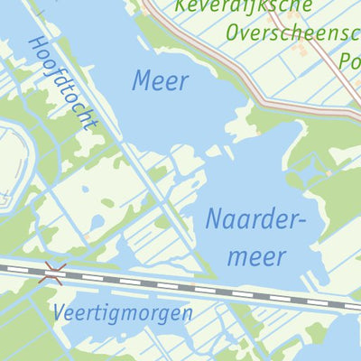 iTRovator Skeelertour - Ronde om het Naardermeer en langs het IJmeer (30 km) - Gooi & Vecht region digital map